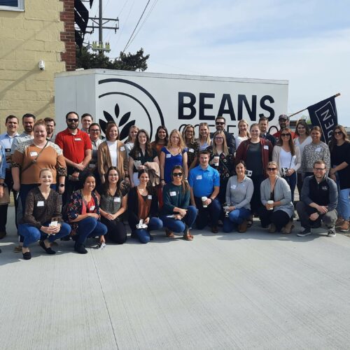 Young Professionals Group at Beans Coffee Event
