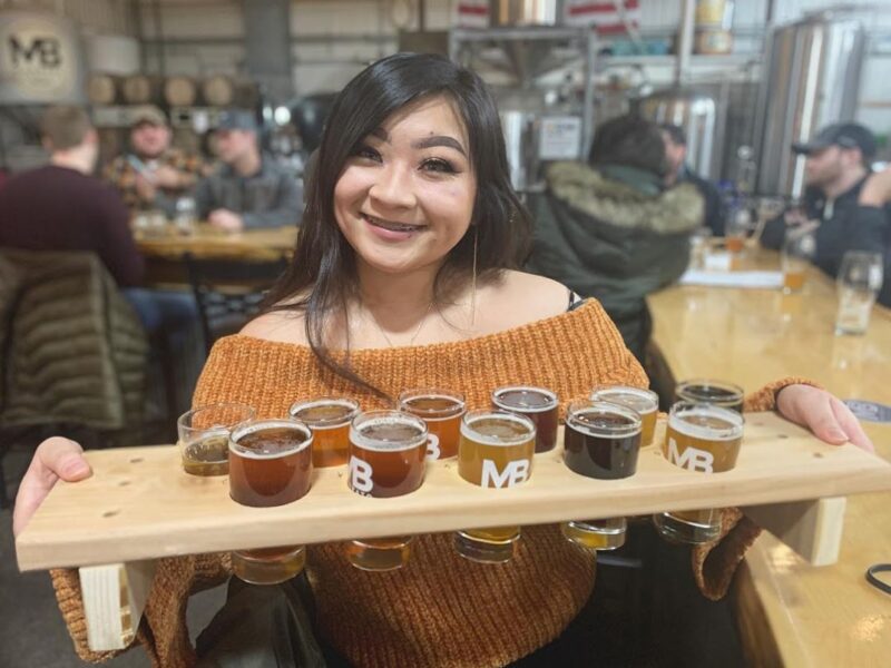 Beer Flight at Mankato Brewery